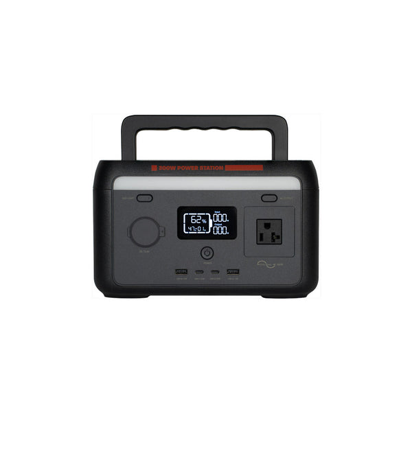 Sasquatch 300W Power Station Front Handle Up Screen On