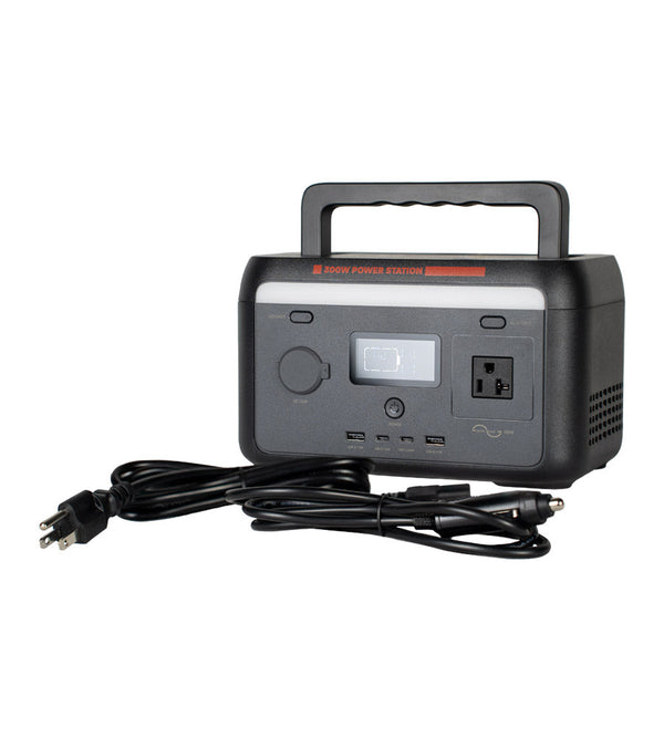 Sasquatch 300W Power Station With Cords Screen On