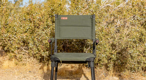 Sasquatch Outdoor Camping Chair Front Angle - Onsite Joshua Tree National Park Ca