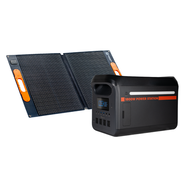 Sasquatch Outdoor 1800W Portable Power Station 100F Folding Solar Panel Bundle Demo