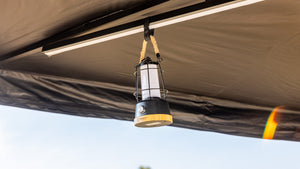 Sasquatch Outdoor Rope Lantern Hanging Outdoors