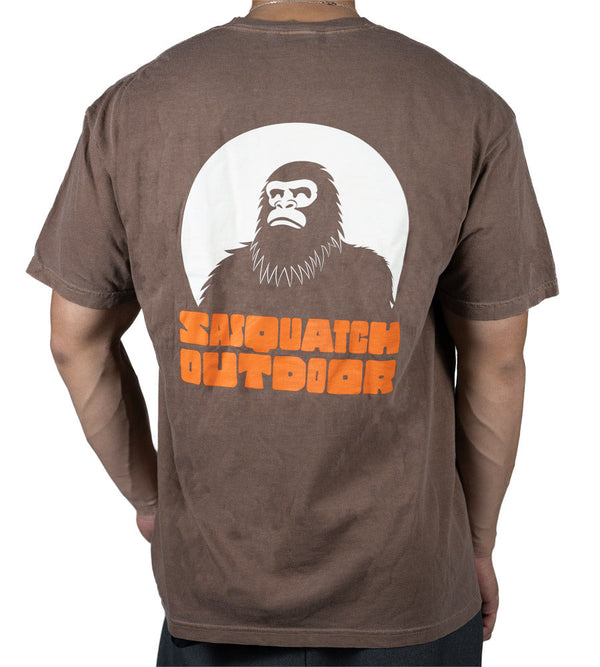 Sasquatch Shirt Horizon Espresso Men Back Pocket