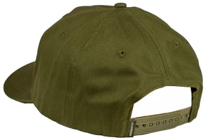 Sasquatch Outdoor Hat Design 2 Baseball Snapback Green Back Quarter