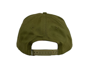 Sasquatch Outdoor Hat Design 2 Baseball Snapback Green Back