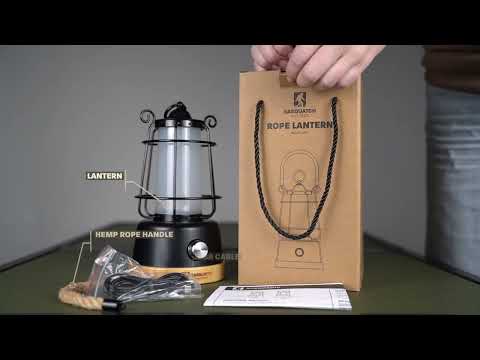 Sasquatch Rope Lantern Demo