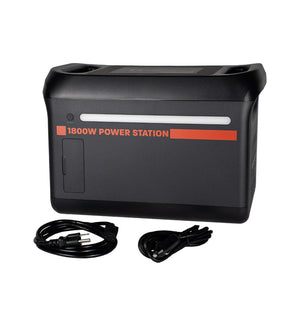 Sasquatch 1800W Portable Power Station Front Cords