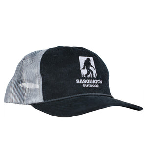 Sasquatch Outdoor Hat Embroidered Logo Black Side