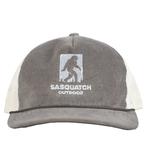 Sasquatch Outdoor Hat Embroidered Logo Brown Front
