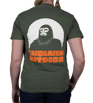 Sasquatch Shirt Horizon Hemp Woman Back Pocket