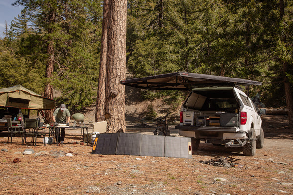 Sasquatch Outdoor Onsite 3000W Portable Power Station 200F Portable Solar Panel with Jesse making Pizzas
